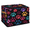 Multicolor 3, variant on CURLYOOT Dog Cat Paw Print Storage Bin with Zipper Lid, Fabric Storage Basket with Handles, Decorative Foldable Storages Box Clothes Organizer for Closet, Shelf