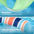 thumbnail image 4 of Joyfy 2 Flotadores Inflables para Piscina para Adultos, con Diseño de Fideos a Rayas, para Piscina, Tumbona, Fiesta, 4 of 7