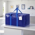 thumbnail image 4 of 6 Pack Extra Large Moving Bags Heavy Duty with Zippers & Carrying Handles, Moving Boxes Alternative, Packing Supplies, Large Storage Bags Totes for Space Saving(Blue), 4 of 8