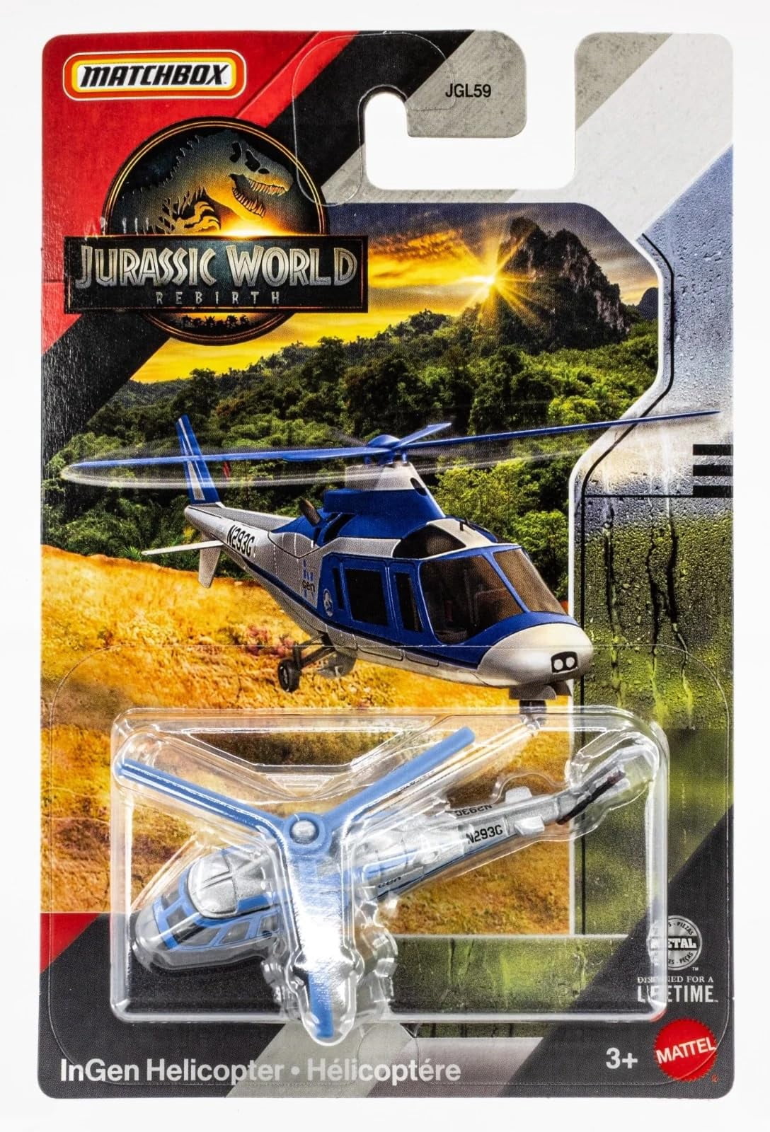 Jurassic World Matchbox Legacy Collection  Vehicles Set of 9 JGL59-956B