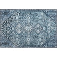 thumbnail image 2 of Addison Rugs Mayfield Premium Machine Washable Transitional Aztec Blue Rectangle Rug, 1'8" x 2'6", 2 of 6