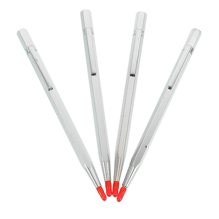 4 Pcs Tungsten Carbide Scribe Etching Engraving Pen Carve Engraver Scriber  Tools for Stainless Steel Ceramics and Glass 