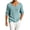 Mint Green, variant on Men Long Sleeve V Neck Open Knit Sweater Lightweight Loose Fit Breathable Thin Knit Wrinkle Resistant Vacation Beach Relaxed Pullover Shirt Green XXXL
