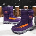 thumbnail image 6 of Aihuaihua Girls Winter Snow Boots Non Warm Kids Boots for Outdoor Play Cold Weather Toddler Shoes Size 15-15.5 Years, 6 of 6