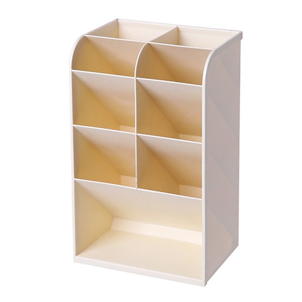 Portalápices multifuncional, organizador de escritorio, organizador de brochas de maquillaje, 20 x 12,8 x 9,2 cm