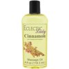 Cinnamon Massage Oil by Eclectic Lady, 4 oz, Sweet Almond Oil and Jojoba Oil