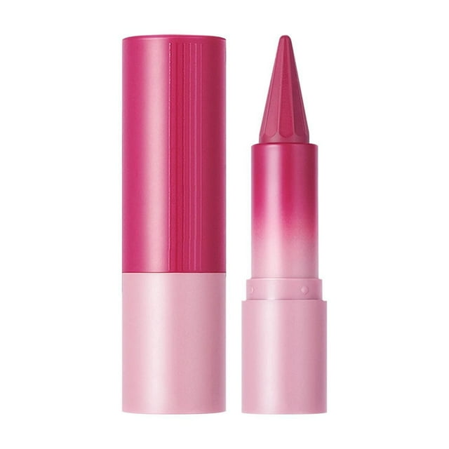 Rouges à Lèvres pour Femmes Rouge à Lèvres Crayon à Lèvres Deux en un 6 Couleurs Longue Durée Crayon à Lèvres Pointu Bordure Stylo à Lèvres