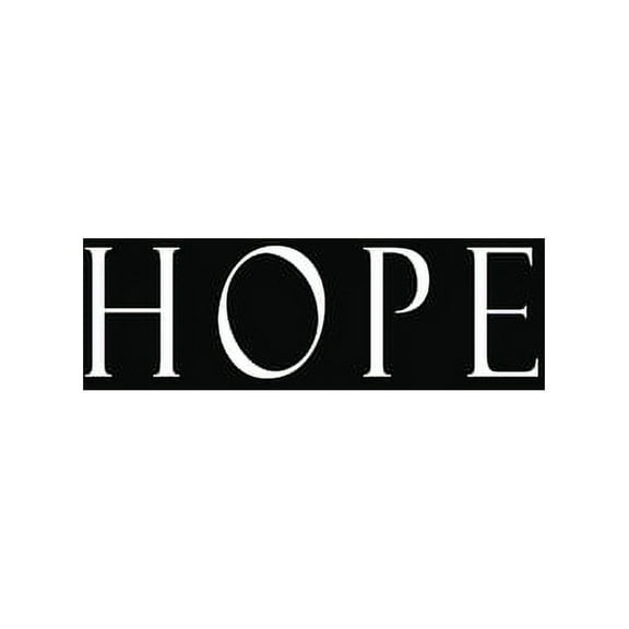 Hope: Black and White Decorative Book to Stack Together on Coffee Tables, Bookshelves and Interior Design - Add Bookish Char