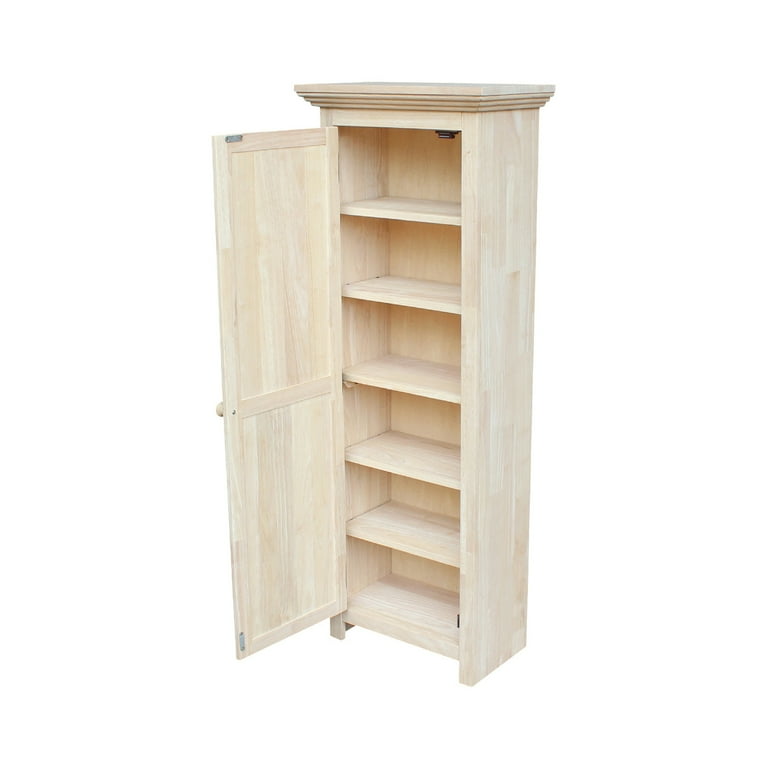 Unfinished tall cheap storage cabinets