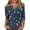 Multicolor-A#40811aa, variant on Trgacdwlo Christmas Henley Shirts for Women Santa Claus Pattern Womens Tops 3/4 Sleeve V Neck Button Festival Xmas Blouses for Women