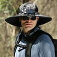 thumbnail image 2 of LUOGENLI Bucket Hats For Men Big Head Xxxxl Outdoor Wide Sun Hat with Solar Fan Wide Solar Fan Outdoor Fishing Hat Solar Usb Charging Solar Powered Fan Hat Cowboy Hat Rack For Wall 5 Hat, 2 of 4