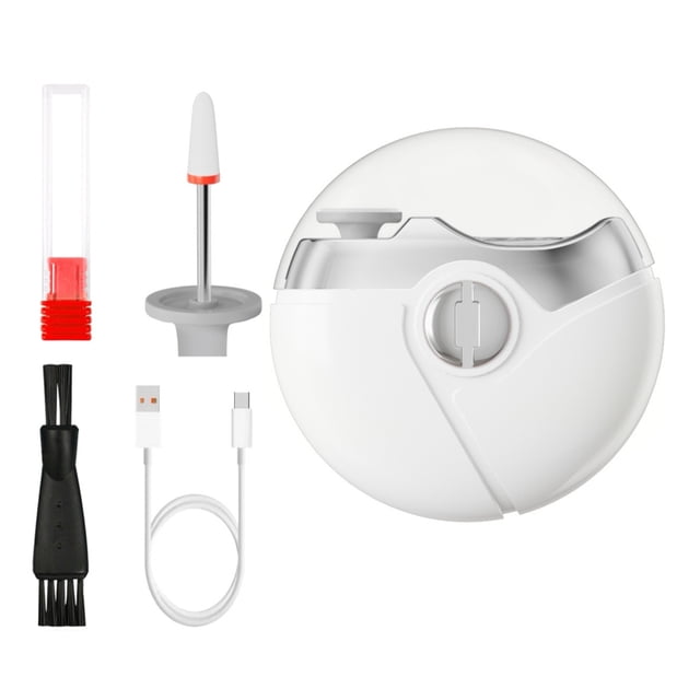 Cortaúñas eléctrico 3 en 1 con 2 velocidades ajustables para niños, adultos y personas mayores. Cortaúñas automático para bebés, lima de manicura y pulido.