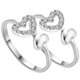 thumbnail image 5 of Hytrove 2Ud Anillo Abierto Plateado Para Mujer Con Y Uso, 5 of 7