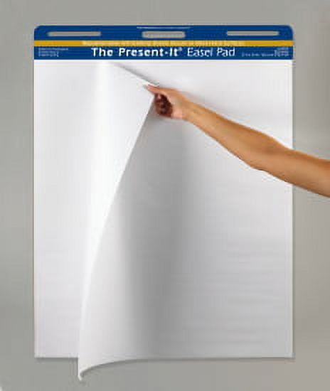 Present-It Recyclable Self-Stick Easel Pad, 25 x 30 Inches, 25 Sheets 