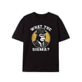 thumbnail image 2 of Lifestyle Graphic playera de manga corta estándar para hombreWhat The Sigma-Funny Men's Short Sleeve Graphic T-shirt Collection Tee For Adult, Men, Women, Teen, Teenager, Adolescent, YouthFather's D, 2 of 8