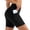 Black, variant on Women's High Waist Biker Shorts, Stretchy Yoga Workout Shorts with Side Pockets for Running, Athletic Shorts
