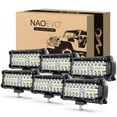 thumbnail image 1 of Barra de luces LED NAOEVO de 7 pulgadas, 720 W, 72 000 lm, todoterreno, barco, 1 of 9