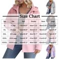 thumbnail image 2 of Womens Plus Size Zip Up Hoodies Jackets Coat Long Sleeve Knit Cardigan Patchwork Sweater Coat Pockets Jacket Top, 2 of 6