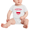thumbnail image 2 of Everyone Loves a Nice Polish Boy Cute Baby Bodysuit Baby Clothes (White, 6-12 Months), 2 of 5