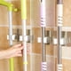 thumbnail image 3 of Soporte organizador doble para fregona montado en la pared, colgador para escoba, estante de almacenamiento, herramienta de cocina, 2 uds., 3 of 6