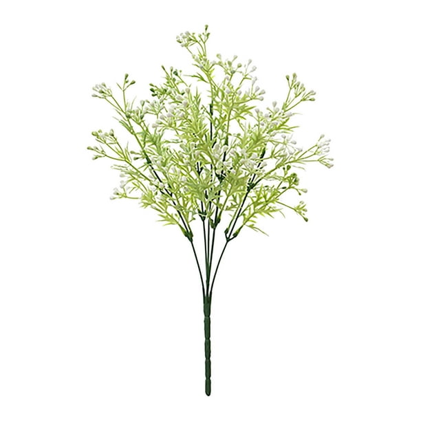 Ramo de simulación - Flores de orquídea de seda artificial para decoración de bodas, decoración del hogar, centros de mesa de jarrones, 1 pack