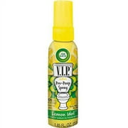 Air Wick V.I.P. Pre-Poop Toilet Spray, Lemon Idol Scent Travel Size, 1.85 oz, 2 Pack