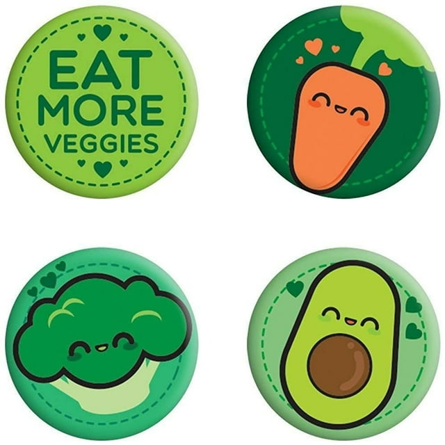 Grindstore Eat More Veggies Badge Pack
