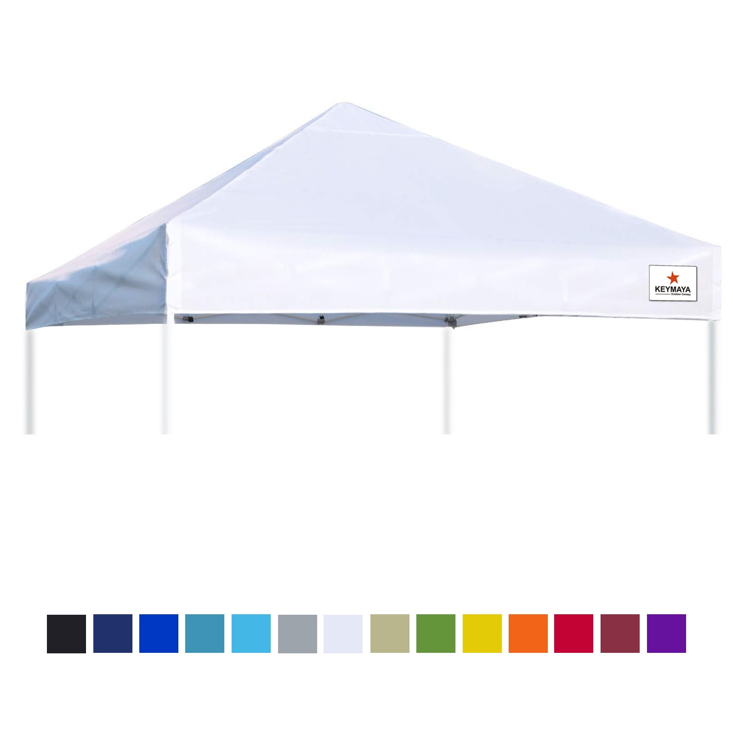 Keymaya 10x10 Waterproof Replacement Canopy Top, Instant Ez Canopy Top