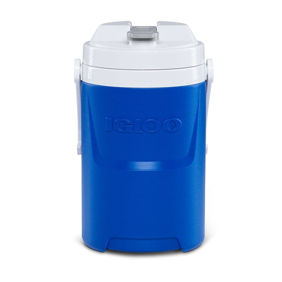 Igloo 1/2 Gallon Sports Beverage Plastic Jug with Hooks, Blue