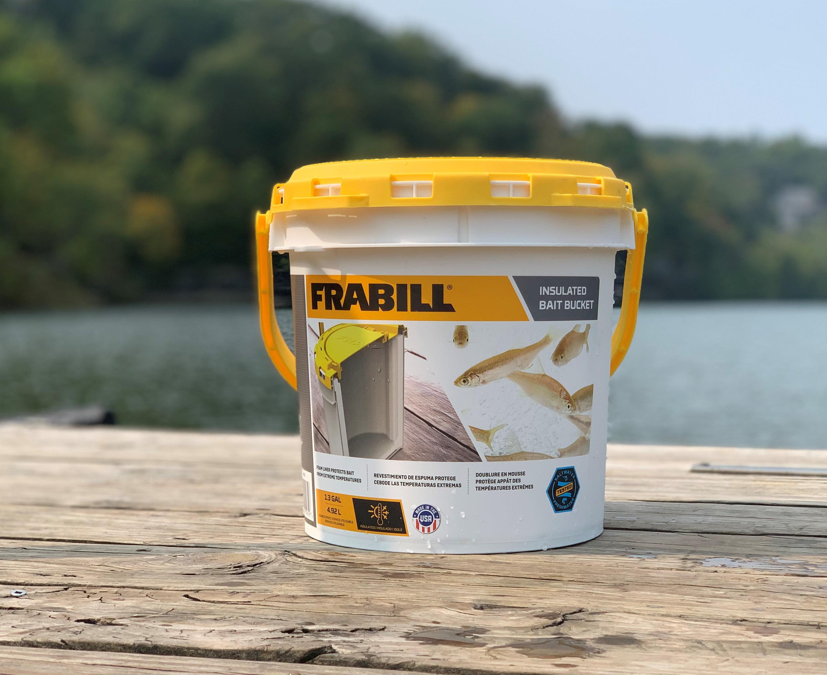 (2 pack) Frabill 8Qt Foam Lined, Insulated Liner, 1.3 gal Capacity