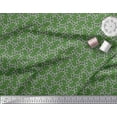 thumbnail image 2 of Soimoi Green Rayon Fabric Flower Floral Print Sewing Fabric Yard 58 Inch Wide, 2 of 3