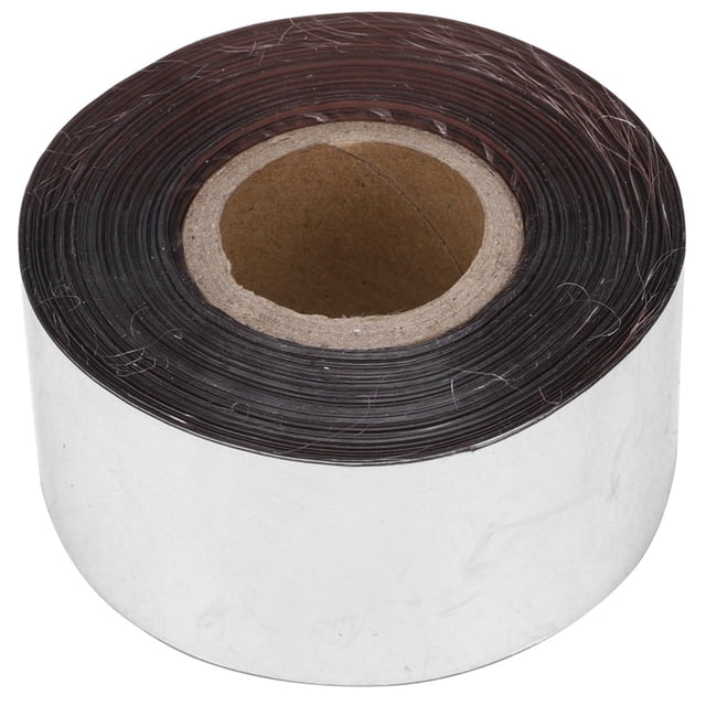 Papel de aluminio para estampación en caliente, cuero, tela, embalaje, accesorios de decoración DIY, 3 cm de ancho, 120 metros/rollo, plateado