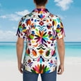 thumbnail image 6 of Disketp Hawaiian Shirts For Men,Mexican Bright Style Print Mens Casual Short Sleeve Button Down Shirts Beach Shirt, 6 of 8