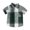 Green, variant on Back to School Clothes for Teen Boys Boys Button Up Shirt,Toddler Boys Short Sleeve Cartoon Plaid Prints Gentleman T Shirt Tops Girls Fashion Size 8-9 Years,Green
