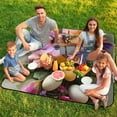 thumbnail image 7 of Dahlia Flower Outdoor Picnic Blanket, Foldable Waterproof Beach Mat, Portable Beach Blanket for Beach Camping, Hiking, Family Concerts, 7 of 7