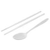Tableware Carve Pattern Metal Cooker Dinner Service Utensil Spoon Chopsticks Set