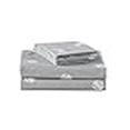 thumbnail image 3 of Chezmoi Collection 4-Piece Kids/Teens Sports Sheet Set - Soft Microfiber Gray White Baseball, Full Size, 3 of 4