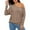 1-Coffee, variant on Women Solid Off The Shoulder Tops Long Sleeve T Shirts Fall Casual Dressy Blouse Trendy Loose Fit Tunics Y2K T-shirts