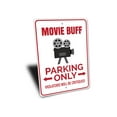 thumbnail image 3 of Movie Buff Parking Novelty Decor, Metal Wall Sign - 10x14 Inches, 3 of 4