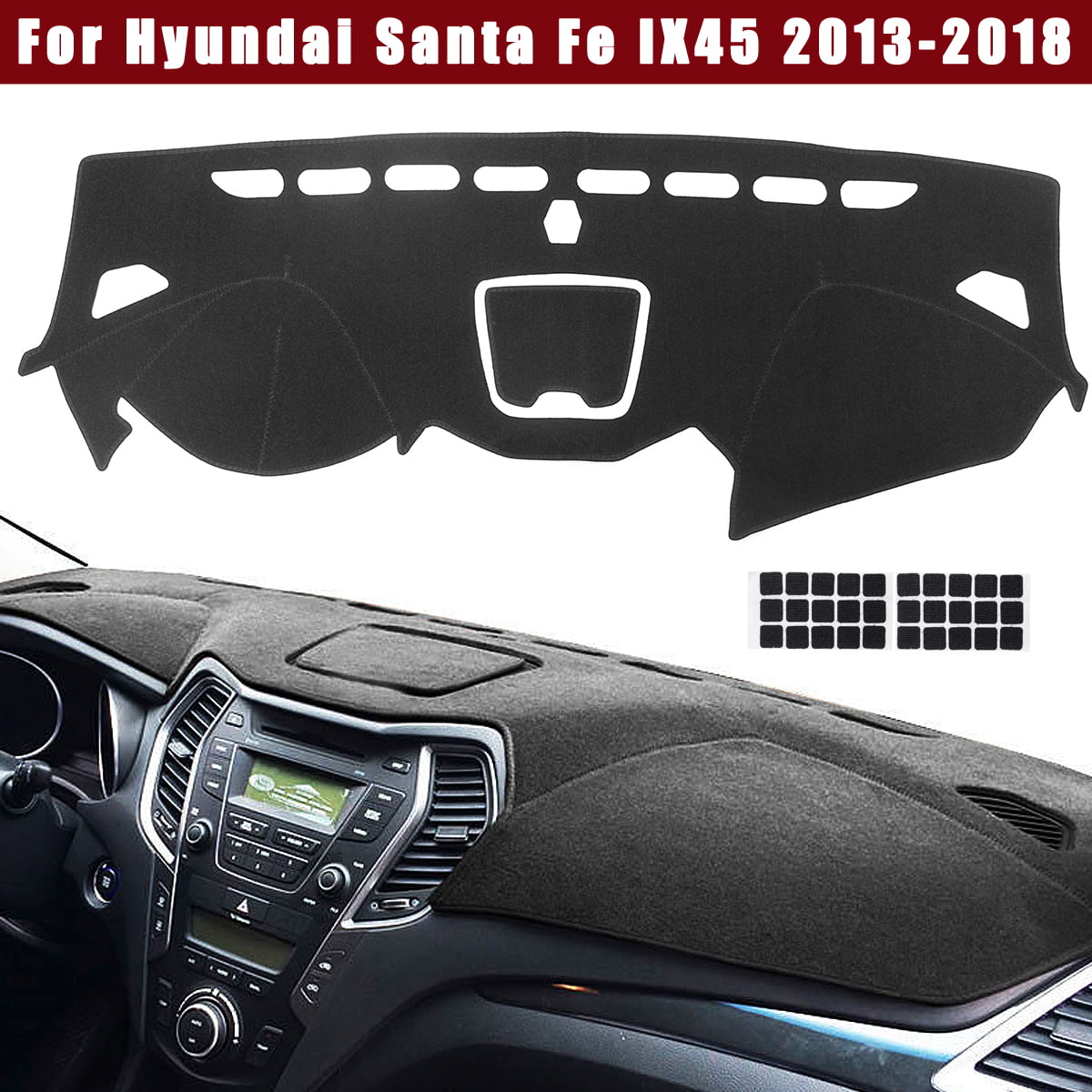 FIT FOR HYUNDAI SANTA FE 2013-2017 Dashboard Dash Mat DashMat Sun Cover Pad