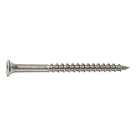 

#10 x 3 18-8 Stainless Steel Square Drive Bugle Head Deck Screws