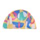 thumbnail image 1 of Gorro de natación geométrico irregular de nailon 1 Pc amarillo azul de Bargains únicos, 1 of 5