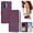Violet, variant on Tianyeda for OnePlus Nord N300 5G Case with 3 Cards Holder and Strap ,Crossbody Lanyard, Stand, Cute Lightweight Wallet Phone Case Violet