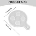 thumbnail image 3 of Serving Tray Shot Glass Holder For Resin 4 Holes Shot Glasses Tray Resin For Party Home Decor Handle Tray For Diy Shot Wine Beer Glass Beverage Drink, Epoxy Silicone Mold, 3 of 9