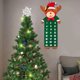 thumbnail image 4 of Calendario de Adviento de Navidad para niños y niñas, decoración de Papá Noel, muñeco de nieve, colgante reutilizable, estilo navideño, 2022, 4 of 4