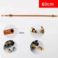 thumbnail image 4 of Household Air Compressor Part 9mm Thread Exhaust Tube Long-Lasting Performance Smooth Operation Sturdy Aluminum Material 600mm, 4 of 8