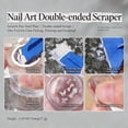 thumbnail image 6 of Dual-End ABS Gel Nail Polish Scraper – Ergonomic Cuticle Pusher, Adhesive Remover, Reusable Manicure Tool for Nail Salon, DIY Gel Removal, Home Care, 6 of 6