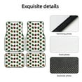 thumbnail image 4 of Fuzoiu Colorful Autumn Pinecones Print Carpet Floor Mats for Car,Car Foot Mat Set,Universal Fit 4 Piece Mat Pad Set,Fits Most Cars Trucks Vans Sedans SUV Auto Carpet Mat Se, 4 of 7