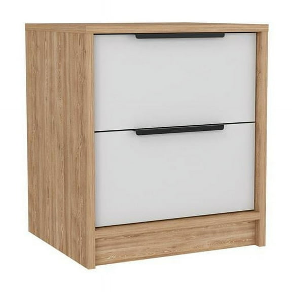 HomeRoots 530268 White 2-Drawer Dresser