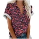 thumbnail image 1 of Mujeres Pantalones Cortos Impresos Blusas de Manga Corta Y Top Regular, Vestido de Moda de Verano Casual para Mujeres, 1 of 4